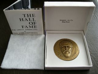 45 Mm Augustus Saint Gaudens - Hall Of Fame For Great Americans - Bronze Medal - B