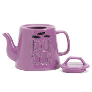 Rae Dunn Purple Hocus Pocus Bats Halloween 2020 Teapot