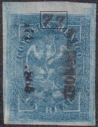 Mexico.  1864 - 1866.  Eagle.  1r.  Slp.  139 - 1865.  Sub77.  (tula De T).  Mng.  Mg052