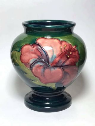 Moorcroft Hibiscus Vase