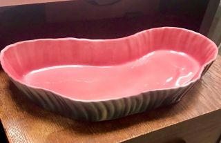 Vintage Maddux Of California Pottery Bowl (flamingo Pond) - Marked