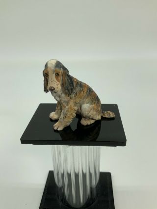 Dollhouse Miniature Artisan Hand Painted Dog