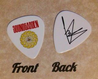 Soundgarden Band Chris Cornell Signature Logo Guitar Pick - (w)
