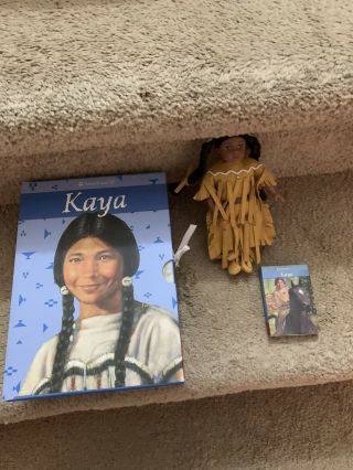 American Girl Doll Kaya 6 Book Set With Game And Mini Kaya
