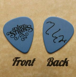 Dire Straits - Mark Knopfler Band Logo Signature Guitar Pick - (w2)