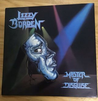 Lizzy Borden Master Of Disguise Flat 2 - Sided Poster Promo 12 " X 12 "
