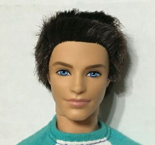 Mattel Barbie 2009 Ken Ryan Doll Rooted Brunette Hair Articulated 2