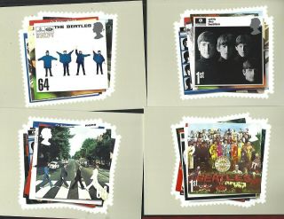 Great Britain - The Beatles - Set Of 11 Postcards
