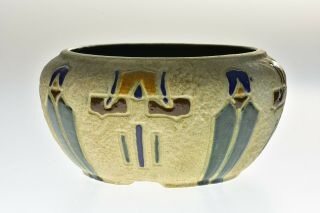 Roseville Pottery Bowl 1915 Mostique Arts and Crafts Bowl 131 - 5 3
