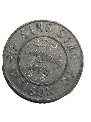 1916 Ossining,  York Sing Sing Prison Token Rare