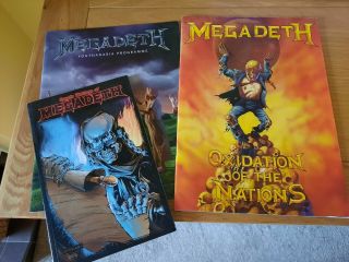 Megadeth 2x Tour Programmes,  Cryptic Writings Comic Book