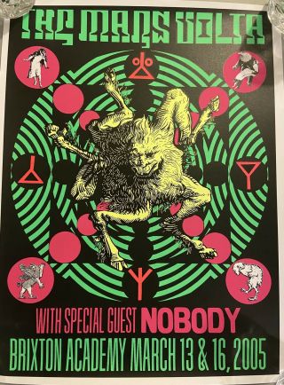 The Mars Volta Poster Rare Brixton Academy James Rheem Davis