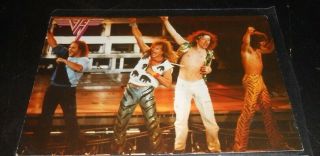 Vintage Postcard Van Halen On Stage