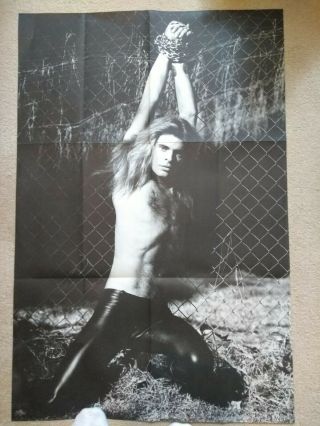 David Lee Roth Poster Vintage 1980 From The Album Women And Children First