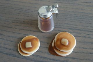 Pancakes & Syrup (american Girl) Made By Pippaloo Food 18 " American Girl Doll