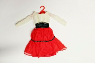 Vintage Mattel 1979 Superstar Era Hispanic Barbie Doll Black Red Dress Minty