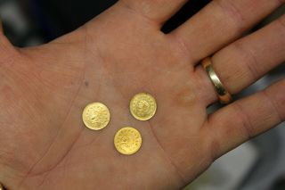 1853 1854 1852 California Gold Round Half Dollar Token Uncirculated