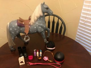 Our Generation Horse For 18 Inch Dolls With Accessories