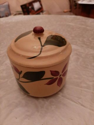 Watt Pottery Starflower Grease Jar