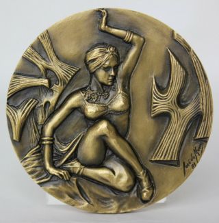 Art Dancing/ Dancer Mata Hari/ Ballet Dancer Rudolf Nureyev Bronze Medal