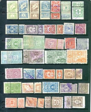 Over 90 Different Mexico Hilaza Y Tejidos Revenues (lot B444)
