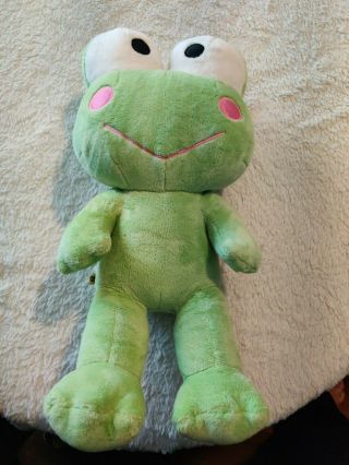 Build A Bear Keroppi Sanrio Green Frog Hello Kitty Friend Plush Stuffed Toy 17 "
