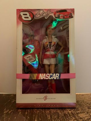 2006 Dale Earnhardt Jr Nascar Barbie Pink Label Never Removed From Box