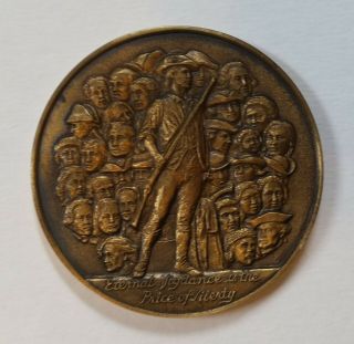 1991 200th Anniversary Of The Bill Of Rights 3 " Bronze Medal Patricia L Verani