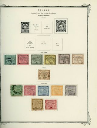 Panama Scott Specialty Album Page Lot 1 - See Scan - $$$