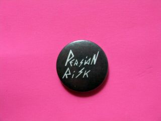 Persian Risk Vintage Button Badge Pin Not Shirt Patch Cd Dvd Poster Uk Made Punk