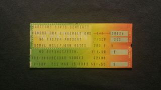 Hall And Oates Concert Ticket Stub 3/15/1983 Hartford,  Ct