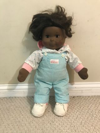 1986 Playskool My Buddy Kid Sister African American Doll 21 "
