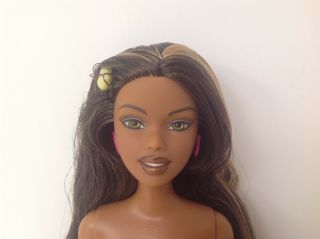 2005 Barbie Cali Girl Hawaiian Hair African American Christie Rare