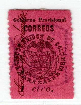 Colombia - Cucuta - Provisional - 1c W/ Printing Errors - Sc Nl - 1900 Rrr