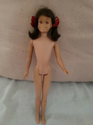 1963 Mattel Skooter Scooter Nude Doll - Barbie Sister Skipper 