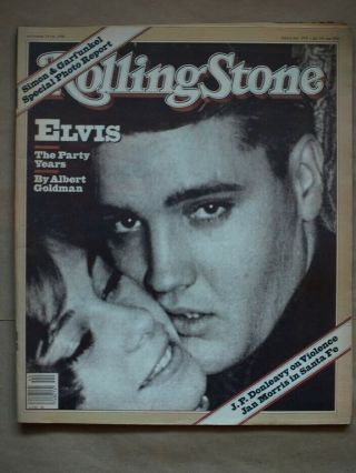 Elvis Issue Of Rolling Stone 355 - - - - October 29th,  1981 By Rolling Stone