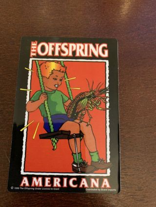 The Offspring Americana Sticker 4.  5 " X 3 "