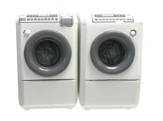 1:12 Dollhouse Miniature Washer And Dryer/ Laundry Az Ga0056 0057