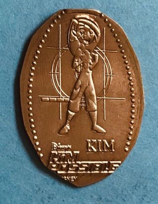 Disney Kim From Kim Possible & Logo 1 Of 4 Wdw Elongated Pressed Retired Penny