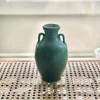 Ben Owen Iii Studio Teal Green Tang Vase,  Seagrove,  Nc Pottery 2009