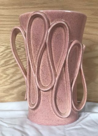 Vintage Red Wing Art Pottery Charles Murphy Designed M1460 Vase (Ca.  1954) 3
