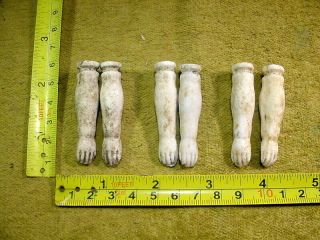 6 X Excavated Vintage Victorian Age 1860 Binding Doll Arms All Pairs 2 " A 13731