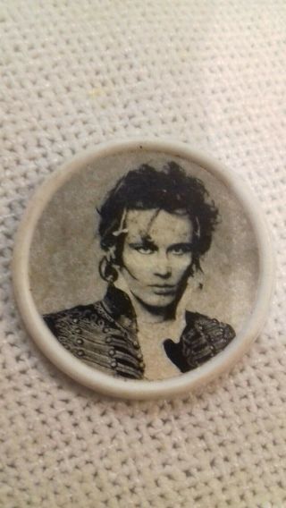 Adam And The Ants Very Rare Vintage Plastic 46mm Pin Badge Late70.  S 80