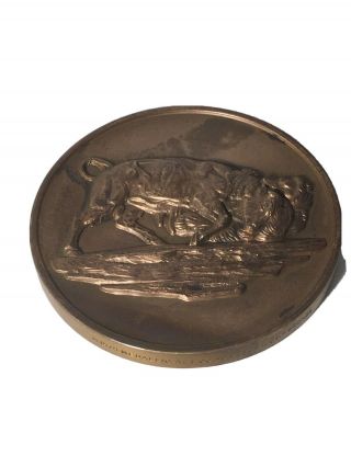 1979 Medallic Art Co.  Bronze York Stock Exchange 1792 3” Stockbroker Gift