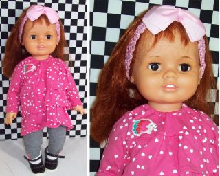 23 " Vintage Ideal - Baby Crissy Doll Growing Hair Doll 1972 - Soft Arms