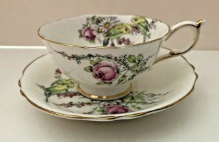 Vintage Paragon Teacup W/saucer Commemorate Birth Of Princess Margaret Rose 1930
