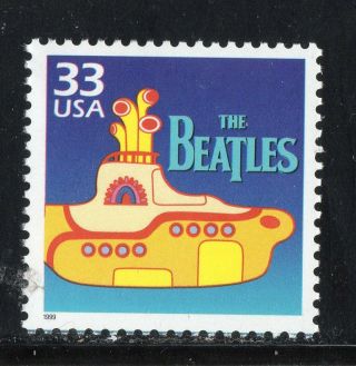 The Beatles Yellow Submarine Vintage U.  S.  Postage Stamp