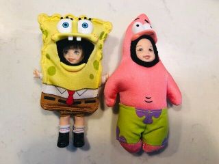 Barbie Kelly & Tommy As Spongebob Squarepants And Patrick Star Mattel 2004