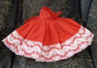 Vogue Jill Jan Formal Dress Could Have Danced All Night Red Cotton Very Good