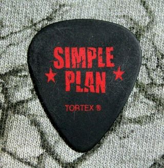 Simple Plan // Pierre Bouvier 2005 Tour Guitar Pick // Good Charlotte Hedley